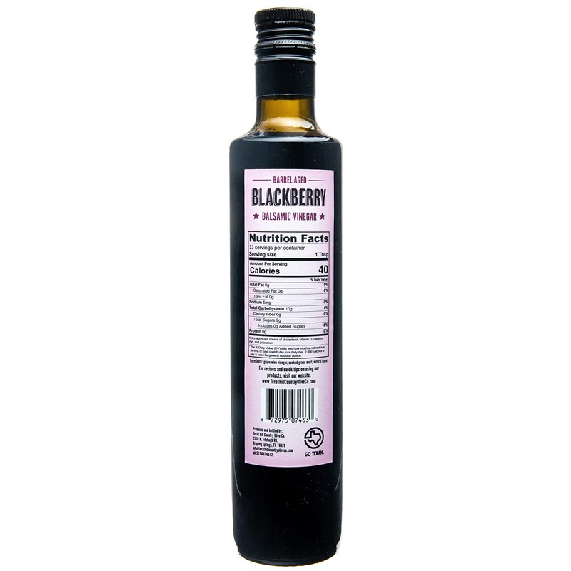 Terra Verde Blackberry Balsamic Vinegar, 500ml (16.9oz)