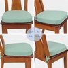 BUYUE Thickened 2.5" Friendly Woven Fabric Dining Chair Cushion, U-Shape
