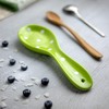 City to Cottage® - Ceramic Spoon Rest | Green and