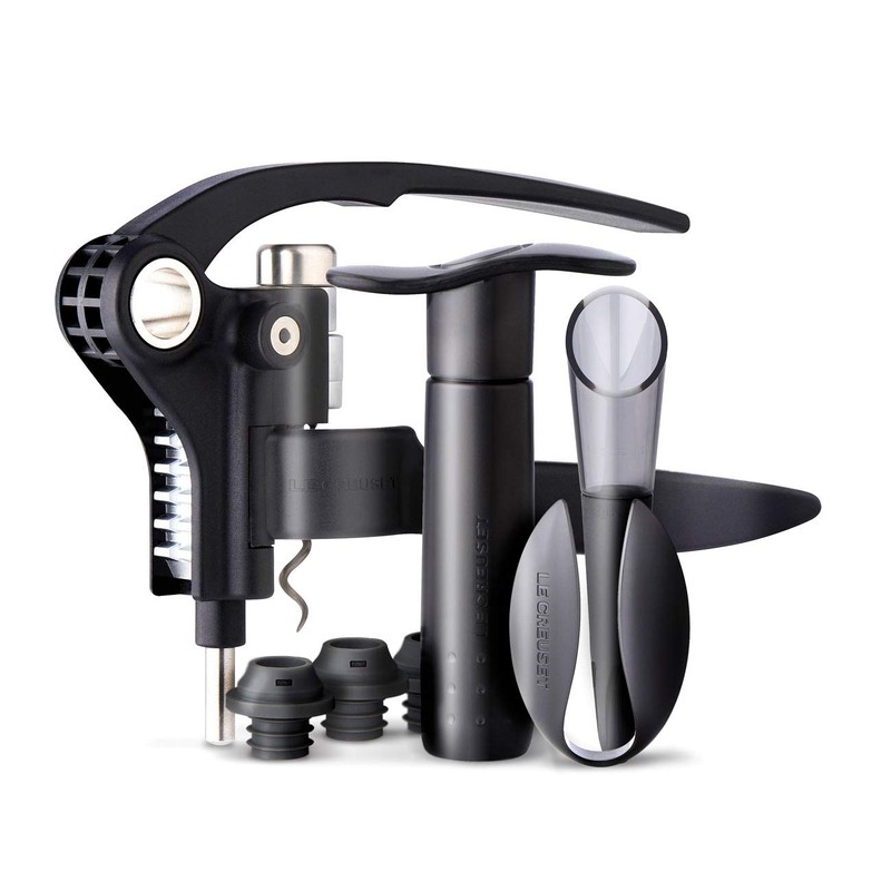 Le Creuset, 2-in-1 Weinbelüfter und Ausgießer, Schwarz, WA143, 59138011047068
