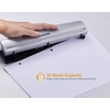 Bostitch Office 3 Hole Punch, 12 Sheet Capacity, Metal, Silver,