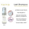 Lash Shampoo Neutro Limpieza Pestañas 50ml Brocha Pizeta