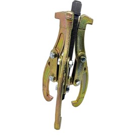 BestParts Gear Puller, 10" 3-Jaw Puller Kit for Pulley Gear Bearing Flywheel Removal, Heavy Duty Pulley Puller with Reversible Jaws 1 pcs Bearing Puller Tool Kit, Gold