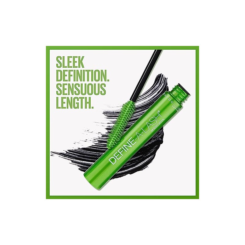 Maybelline New York Define-A-Lash Lengthening Washable Mascara, Very Black, 0.22