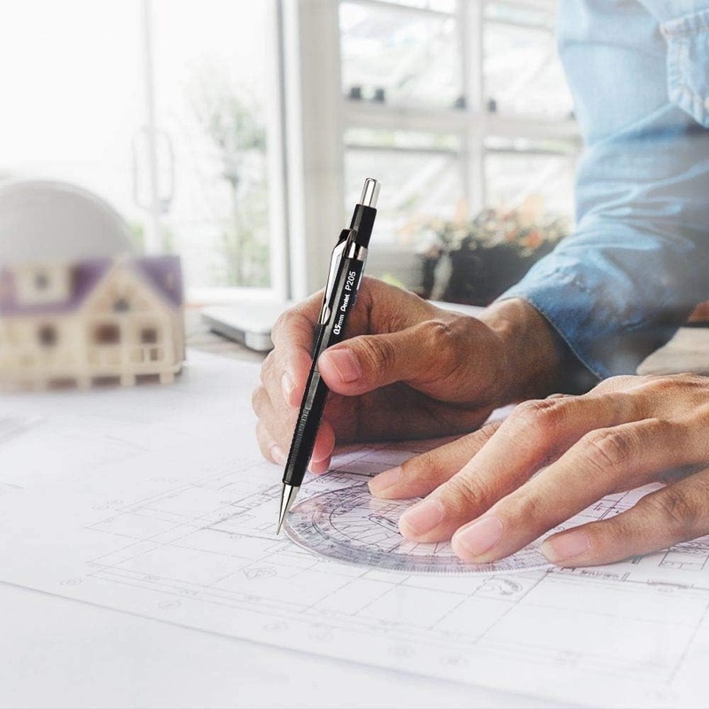 Pentel P203 Automatic Pencil (Pack of 12)