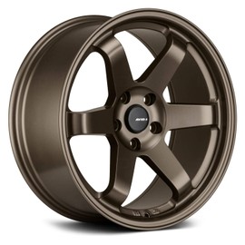 AVID.1 AV-06 Matte Bronze 18x8.5 Custom Wheel – Fits 5x100 Bolt Pattern with +35 Offset – Lightweight Performance Alloy Wheel – Aggressive Street Style & Track-Ready Car Accessories