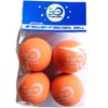 Frescobol - Bolas de papaya brasileñas, 4 unidades, color naranja