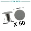 ACROPIX Universal 8.5mm Plastic Door Bumper Push Rivets Clip for
