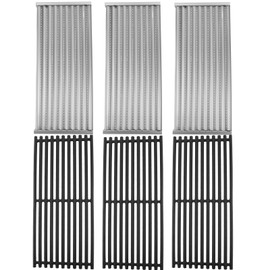 Emitter Plate & Grill Grate 463242516 for Charbroil Commercial Infrared 3 Burner Grills 463242515 466242515 463243016 463367016 466242516 463342620 463346017, Charbroil G474-0017-W1 G466-2400-W1 Parts