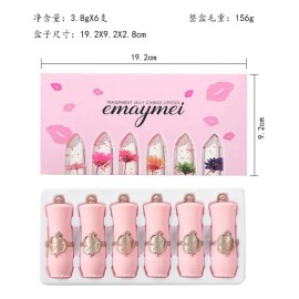Set De Batom Transparente Dry Flower, 6 Units De Mud