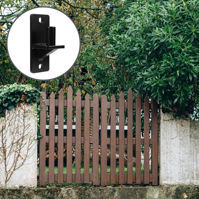 Rasugarlary Wall Mount Gate Hinges, Black Farm Gate Hinge, 4