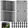 DIVINA VITAE 12Pcs Fish Tank Divider with 16 Suction Cups,