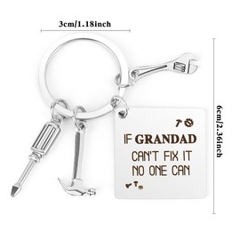 Birthday Gifts for Grandad Giftsfor Grandpa Keychain Grandpa FathersDay Gifts from Grandkids Gift for Grandparents GiftIdeas Grandfather Gift Ideas Thanksgiving ChristmasGifts Stocking Stuffers