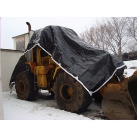 18' x 20' White & Black Reversible Extra Heavy Duty Tarp
