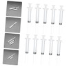 Healeved 2sets Applicator Lubricating for Treatment Push Tube Applicator 15pcs*2