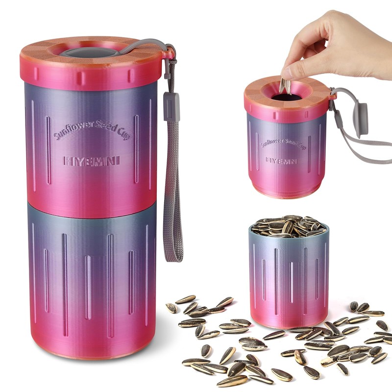 FIYEMNI Sunflower Seed Spit Cup, with Seed Storage & Shell