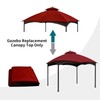 Gazebo Replacement Canopy Top Cover - Wonwon 10X12 Double Tiered