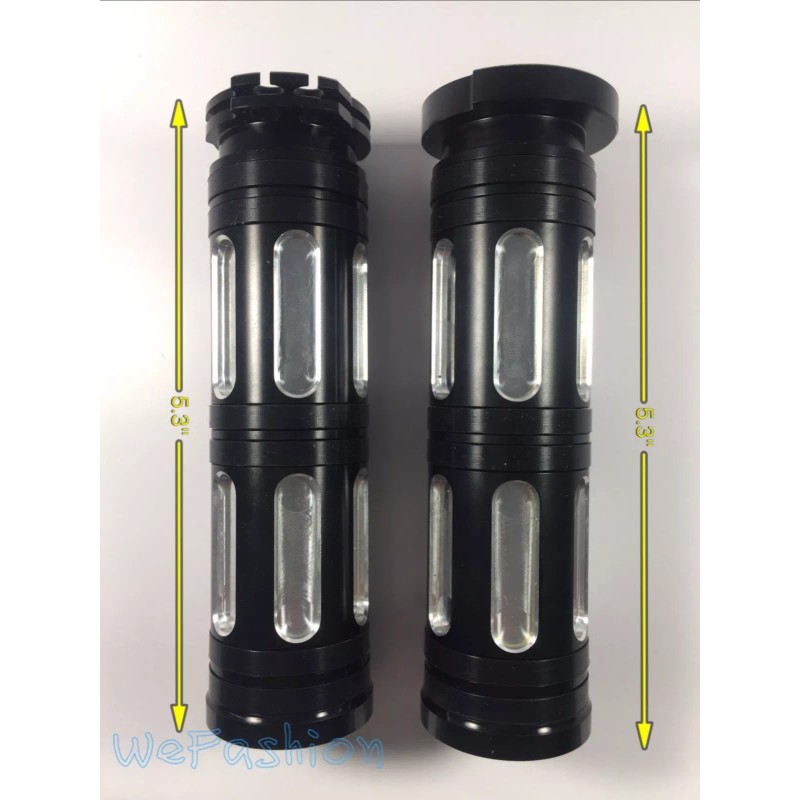 HD aftermark BLK Edge Cut Hand Grips Fit For Harley
