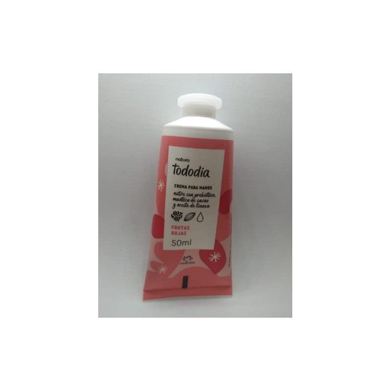 Crema Para Manos Humectante Frutas Rojas Natura Tododia 50ml