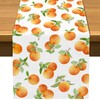 Vohado Orange Citrus Table Runner Little Cutie Themed Birthday Party