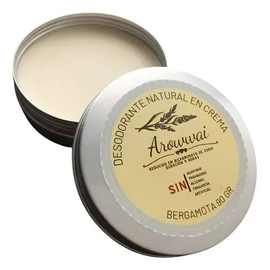 Desodorante Arowwai 100% Natural En Crema Sin Químicos 1 Pza