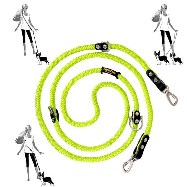 Hands Free Dog Lead. Double Ended Lead for Small Medium