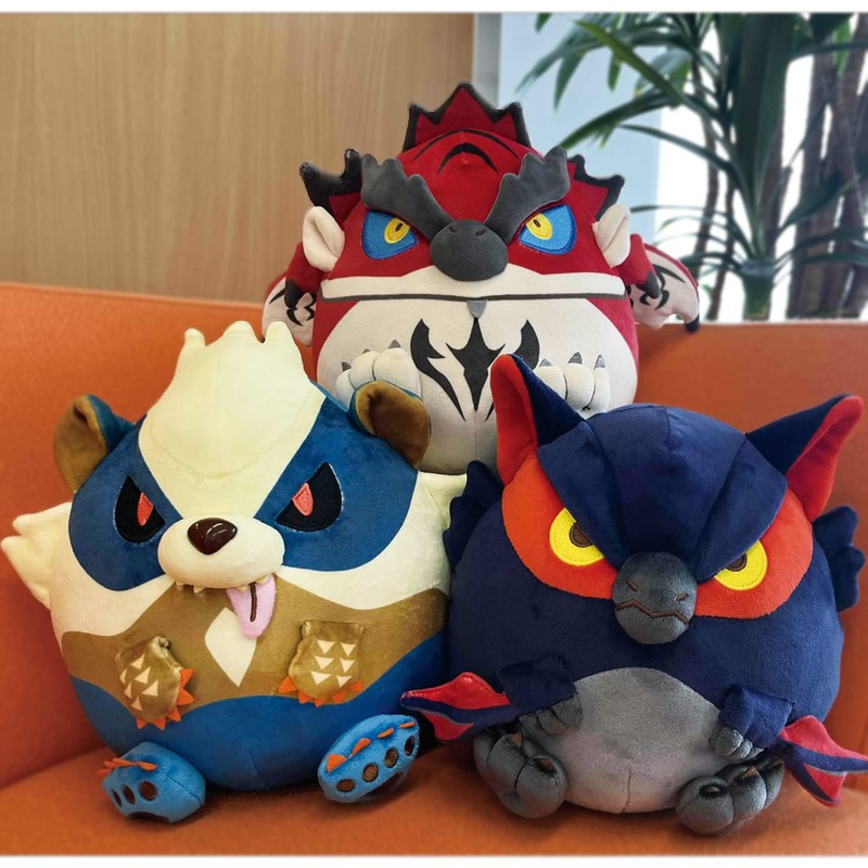Capcom Monster Hunter: Rathalos Fluffy Egg-Shaped Plush