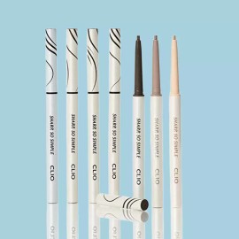 Clio 클리오 샤프 쏘 심플 워터프루프 펜슬라이너 [10 카카오브라운+1개] Clio Sharp So Simple Waterproof Pencil Liner [10 Kakao Brown + 1 Piece]