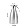 Vacuum Jug Stainless Steel Portable Household Thermal Insulation Kettle Cold