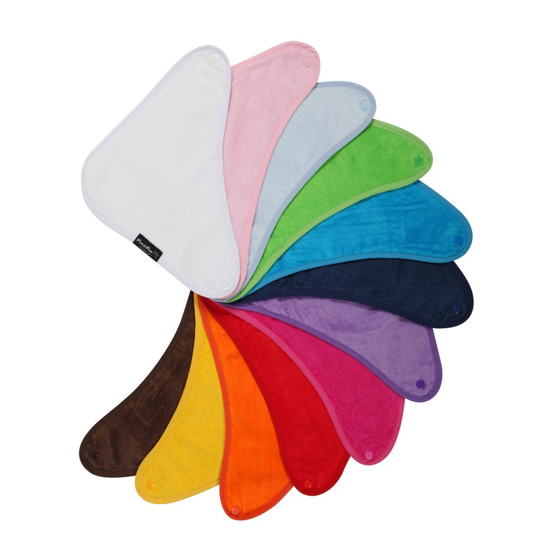 Mum 2 Mum Bandana Bib, 3 pack - Navy, Baby