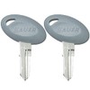 1 Pair (2 Keys) Bauer 700 Series Precut Keys 701-760 RV Trailer Keys (748)