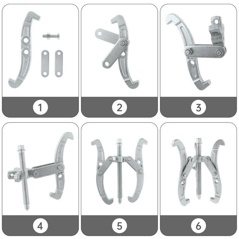 ChgImposs 6 Inch 3-Jaw Gear Puller, 2 Jaw 3 Jaw