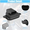 QUARKZMAN HVAC Blower Motor Resistor for Nissan Armada, Black, Pack