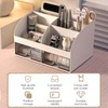 Naapesi Desk Organizer with 2 Drawers, Multi-Functional Desk Tidy with