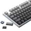 Rdxone PBT Keycaps-Side Printed,133 Keys Original Factory,Gradient Gray, Double Shot