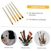Baluue 15 Pcs Makeup Brush Set Eye Makeup Kits Eyeliner