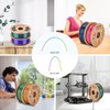 Comgrow Comgrow Tri-Colors Silk PLA 3D Printer Filament, Rainbow PLA