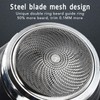 Mini Electric Beard Trimmer Washable IPX6 Waterproof Portable Beard Clipper