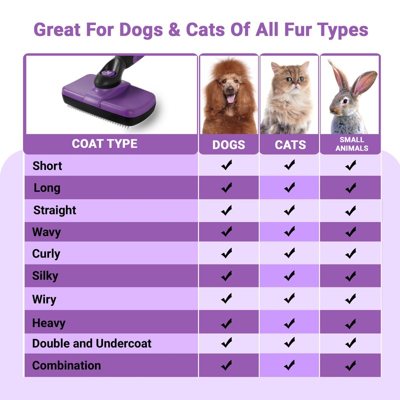 Dog Brush (Purple, Original)