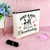 Sfodiary Cheerleader Makeup Bag for Women Cheerleading Christmas Birthday Presents