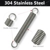 GUNGY Tension Springs with Hooks Stainless Steel Tension Spring 100