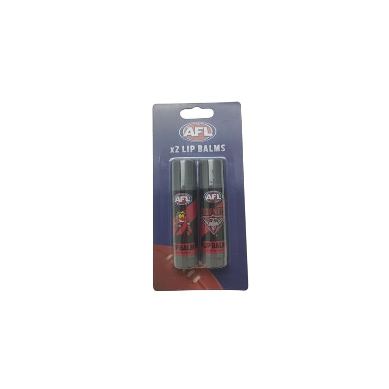 AFL Essendon Lip Balm (Pack of 2)