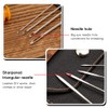 12 Pcs Leather Triangular Needles, Leather Needles, Leather Hand Sewing