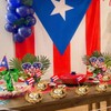 52 Pcs Puerto Rico Party Decorations for Patriotic Festival Table
