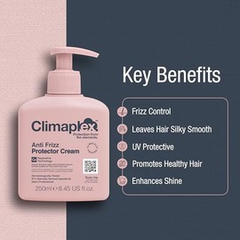 Climaplex Crema protectora antiencrespamiento – Protege del calor y los daños UV – Promueve un cuero cabelludo saludable – Alivia y mejora el brillo –