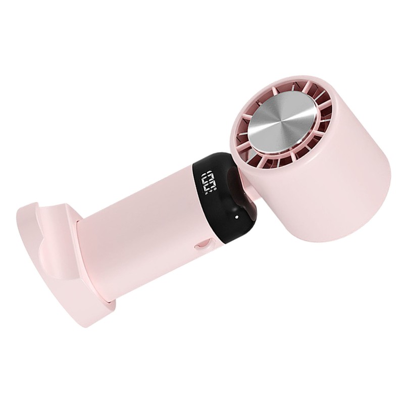 Folding Small Fan USB Rechargeable Fan Digital Display Portable Desktop