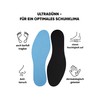 Bama Men's Fresh'Ins 21013010004/44 Insoles black EU 44/45