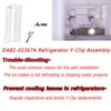 ARYEIELLSOW DA82-02367A Refrigerator Y-Clip Assembly Kit Fits for Refrigerator Icemaker