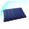 Zerodeko 1Pc Portable PVC Flocking Inflatable Pillow Ergonomic Travel Neck