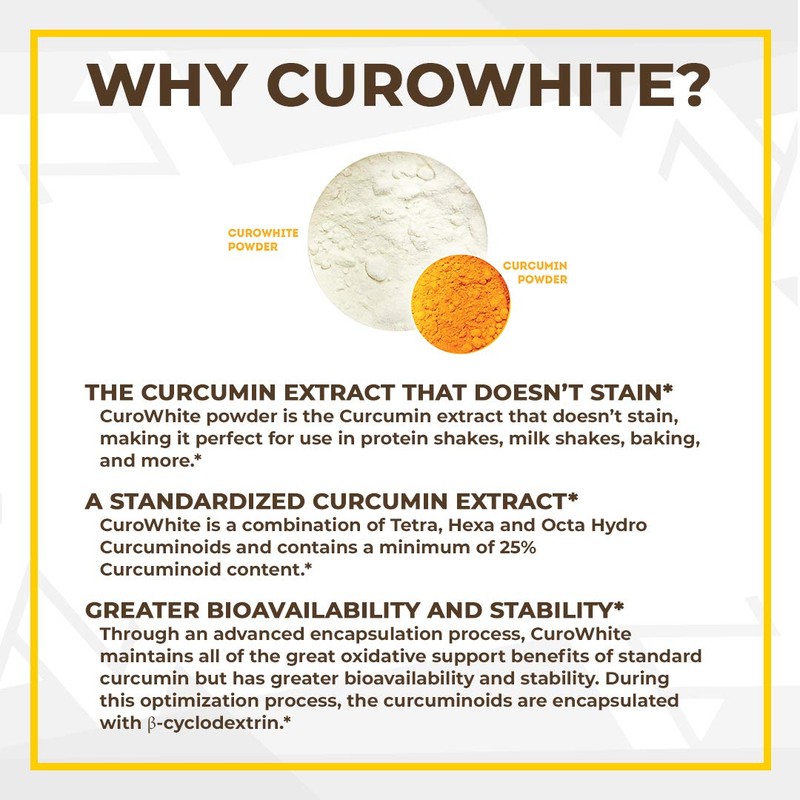 Nootropics Depot CuroWhite Curcumin Extract Tablets | 250mg (180 Count)